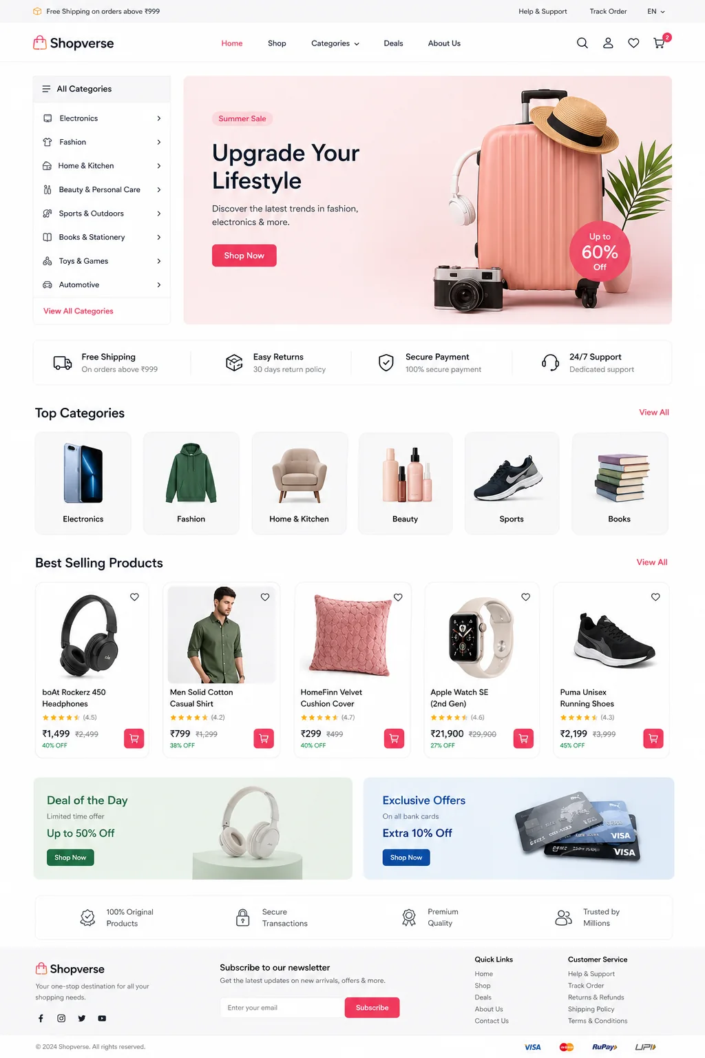 Ecommerce Website